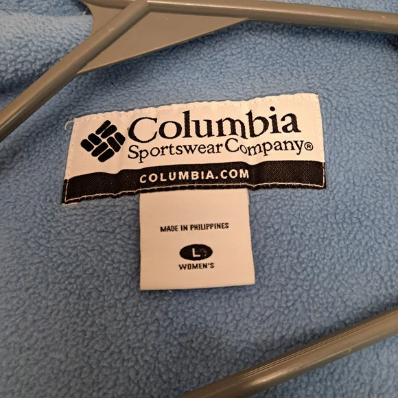 Columbia Women's Winter Coat White and Blue Jacket Size Large. - Picture 9 of 12